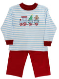 GINGERBREAD EXPRESS - BOYS PANT SET