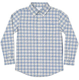 PIERFRONT BUTTONDOWN - SADDLE PLAID