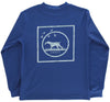 PERFORMANCE LONG SLEEVE LOGO TEE - CAMO DOG ON DENIM