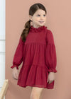 PLUMETTI DOTTED SWISS TIERED DRESS