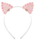 DAISY EARS CANDY PINK AND GOLD HEADBAND