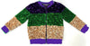 LULU BEBE MARDI GRAS SEQUIN JACKET