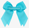BOW HAIR CLIP - TURQUOISE