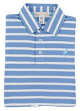PRIM AND PROPER POLO BARBADOS BLUE STRIPEWITH BELHAVEN BLUE STORK