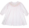 PINK SMOCKED BISHOP DRESS
