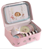 SUITCASE - TEA PARTY METAL SET THE ROSALIES