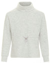 NELL TOP - GREY AND LILAC COZY