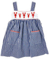 LULU BEBE JULIA CRAWFISH SMOCKED DRESS