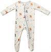 DOG ZIPPERED FOOTIE