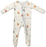 DOG ZIPPERED FOOTIE