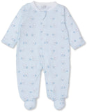 BEARY BEST FRIENDS BLUE ZIP FOOTIE