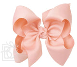 MEDIUM KNOT BOW 3.5" - LIGHT CORAL