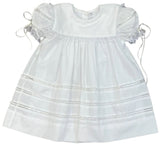VICTORIA DRESS - WHITE LACE RIBBON
