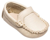 MOCCASIN FOR BABY BOYS - CREAM