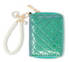 SPARKLE QUILTED WALLET HOLIDAY EDITION - GREEN