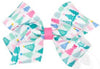 MEDIUM PINK CHRISTMAS TREE PRINT HAIR BOW
