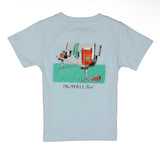 HALFTIME SHORT SLEEVE TEE - PERIWINKLE