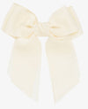 GIRLS IVORY BOW HAIR CLIP