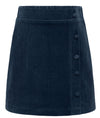 REESE SKIRT DARK CERULEAN CORD