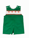 LULU BEBE SMOCKED SANTA SHORTALL