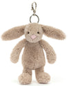 BASHFUL BEIGE BUNNY BAG CHARM