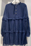 BANBILA DRESS - NAVY