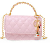 GIRL'S CLASSIC LINK CHAIN TOP HANDLE HANDBAG