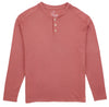 SHORELINE HENLEY LONG SLEEVE SALMON
