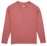 SHORELINE HENLEY LONG SLEEVE SALMON