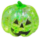 PUMPKIN GLITTER SQUEEZE TOY - GREEN