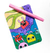 UNDERCOVER ART HIDDEN PATTERN COLORING ACTIVITY ART CARDS - MONSTER ALIENS
