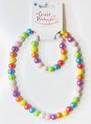 COLOUR ME RAINBOW NECKLACE AND BRACELET SET