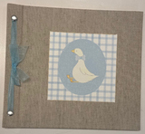MOTHER GOOSE BABY MEMORY BOOK - BLUE