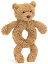 BARTHOLOMEW BEAR RING RATTLE