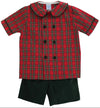 TARTAN PLAID - DRESSY SHORT SET