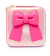 SHINY JUMBO BOW JEWLERY BOX - HOT PINK