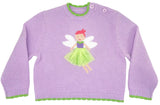 FAIRY INTARSIA KNIT SWEATER