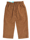 CHARLIE PULL ON PANT - BROWN CORDUROY