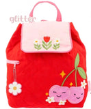 CHERRY QUILTED BACKPACK