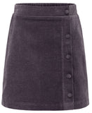 REESE SKIRT - ASH VIOLET CORD