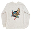 LONG SLEEVE LOGO TEE TURKEY- OATMEAL