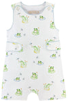 BABY FROG PRINTED ROMPER WITH BUTTONS