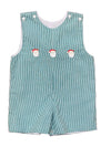 LULU BEBE EMBROIDERED SANTA SHORTALL