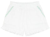 FRENCH TERRY RUFFLE SHORT