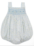 AMELIA BLUE FLORAL STRAP SLEEVELESS GIRL SUNBUBBLE
