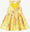 GIRLS STAMP MIKADO DRESS