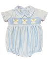 LULU BEBE SMOCKED NOAH ANGEL BUBBLE