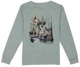 LONG SLEEVE TEE - RETRIEVAL READY - FOG