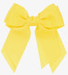 BOW HAIR CLIP - YELLOW