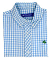 ROSCOE BUTTON DOWN SHIRT - BLUE CHECK